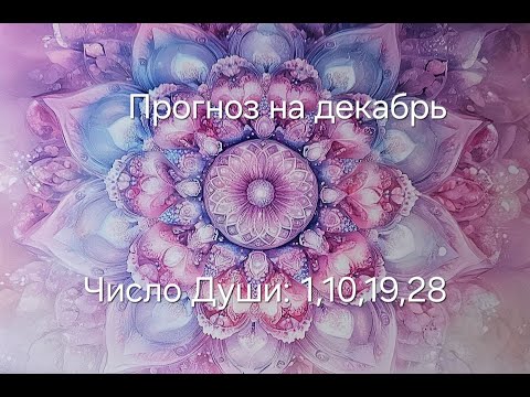 Видео: Прогноз на декабрь для числа Души 1