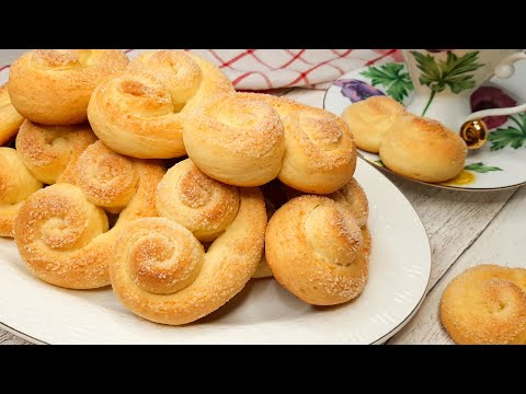 Видео: 🍪Немного ТВОРОГА и быстрая ВЫПЕЧКА К ЧАЮ у вас на столе! Сахарные Завитушки Печенье. Рецепт Печенья