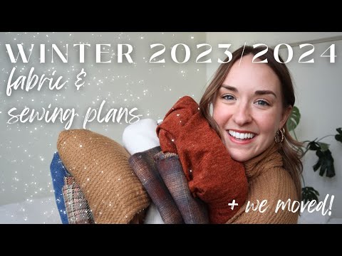 Видео: Зима 2023/2024: ткани и идеи шитья + МЫ ПЕРЕЕХАЛИ!