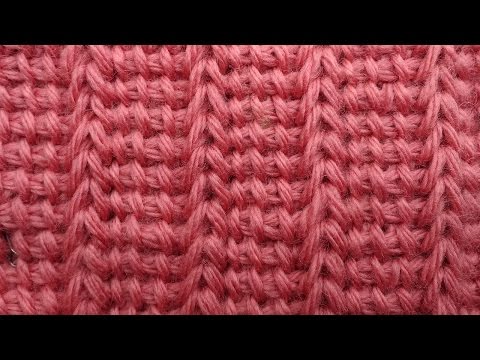 Видео: Вертикальные косички   узор вязания Crochet pattern 48
