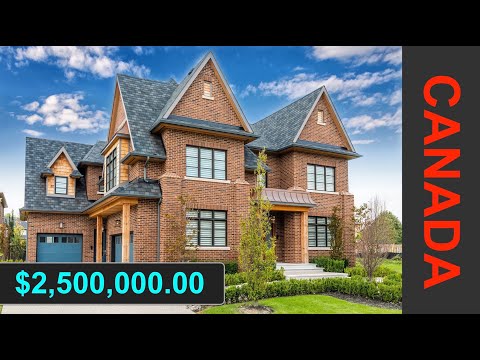 Видео: ДОМ В КАНАДЕ ЗА $2,500,000.00. Недалеко от Торонто