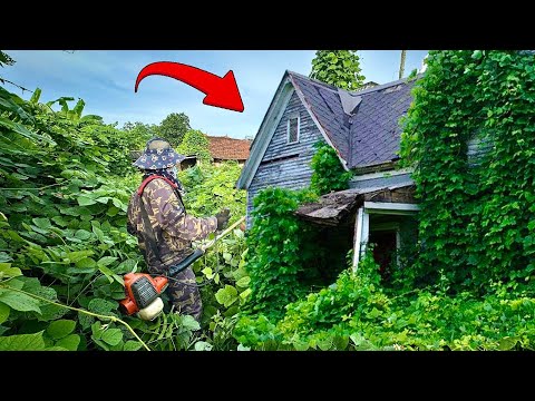 Видео: Полное видео Сосед помешал нам убрать этот грязный, заросший дом