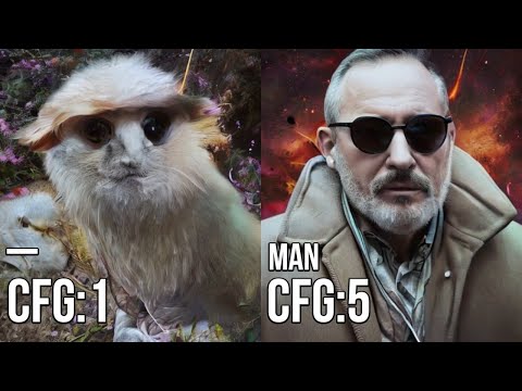 Видео: Stable Diffusion. Как работает CFG?