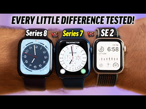 Видео: Apple Watch Series 8 против 7 против SE 2 — ПОЛНОЕ сравнение!