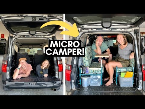 Видео: Honda Element Micro Camper Tour: дизайн без бюджета на сборку