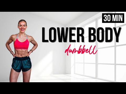 Видео: 🌶 30-минутная домашняя тренировка для нижней части тела | Тонированные ноги и ягодицы: прямые под...