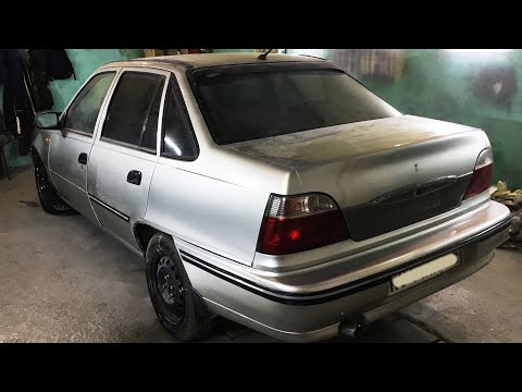 Видео: Покраска автомобиля в гараже. Деу Нэксия.