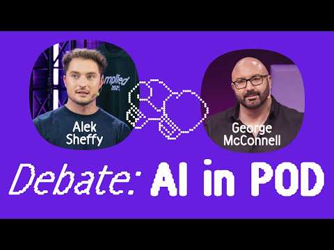 Видео: Стоит ли продавцам POD использовать ИИ? Экспертная дискуссия с Алеком Шеффи и Джорджем Макконнеллом