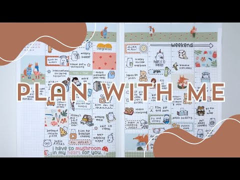 Видео: Hobonichi Cousin Memory Plan With Me при участии Bubba Bear Studios