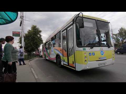 Видео: Рязань, маршрут 4: НефАЗ-5299-30-31, В 214 СТ 62 / Ryazan bus, route 4: NefAZ-5299-30-21