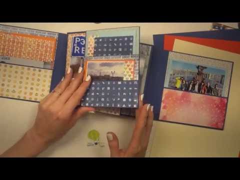 Видео: РЕЛИЗ Фото папка mini 3 - Скрапбукинг мастер-класс / Aida Handmade