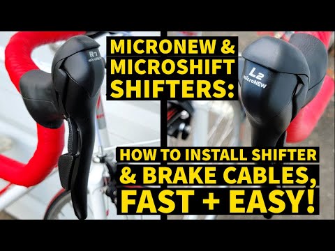 Видео: УСТАНОВИТЕ ТРОСЫ ПЕРЕКЛЮЧАТЕЛЯ ПЕРЕДАЧ И ТОРМОЗА MICROSHIFT / MICRONEW, БЫСТРО И ЛЕГКО!