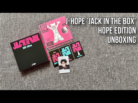 Видео: j-hope (BTS) 'Jack in the Box' (HOPE Edition) Unboxing | Обзор | Распаковка | Анбоксинг