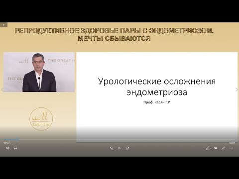 Видео: Пациентские лекции. Урологические осложнения эндометриоза. Профессор Касян Г.Р.
