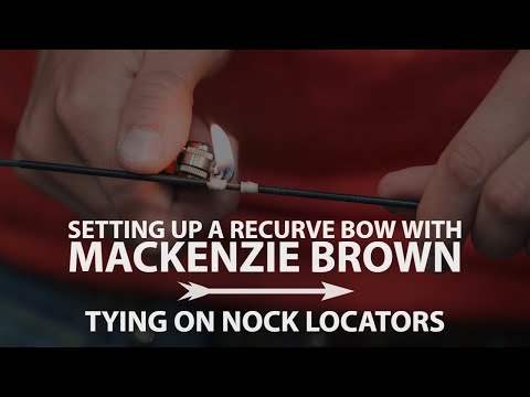 Видео: Как привязывать локаторы для тетивы | Рекурсивный лук