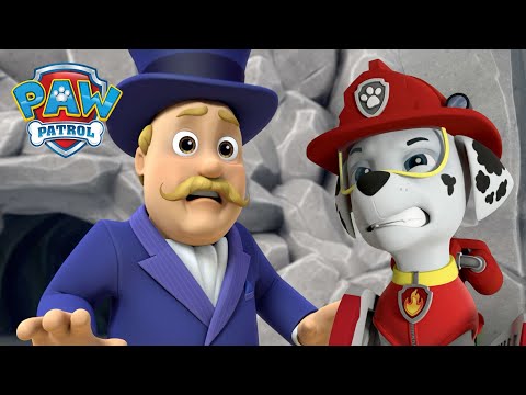Видео: ПЕС патрул спасяват кмета Хъмдингър от склона на скала! - PAW Patrol Bulgarian - карикатури за деца