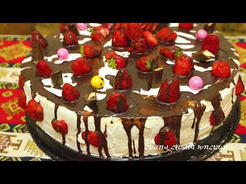 Видео: Ելակով տորթ / Клубничный торт / Strawberry Cake 🍓🍰