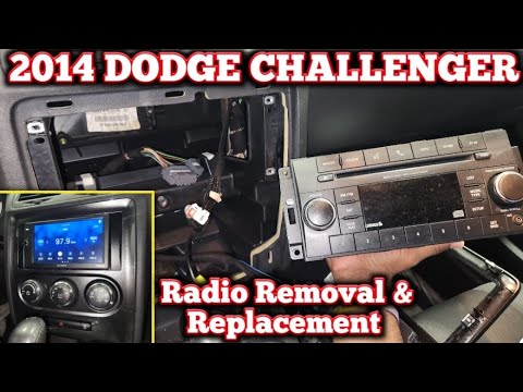 Видео: 2014 Dodge Challenger радио снятие замена модернизация установка