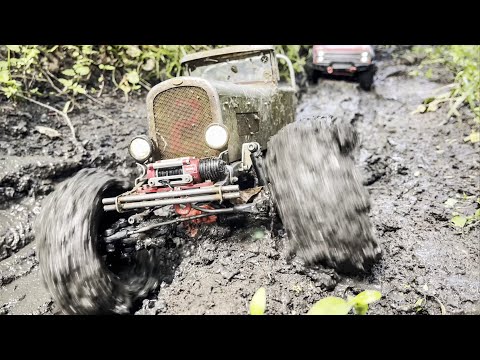 Видео: Старый Ford на злых Micky Tompson! RC crawler трофи в Измайлово 18.06.2023 часть 2