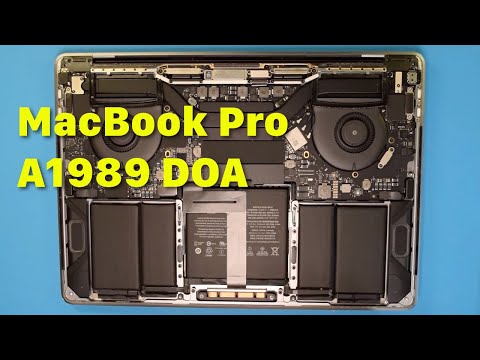 Видео: Ремонт MacBook Pro A1989: нет питания | Потребляет только 0,4 А при 5 В