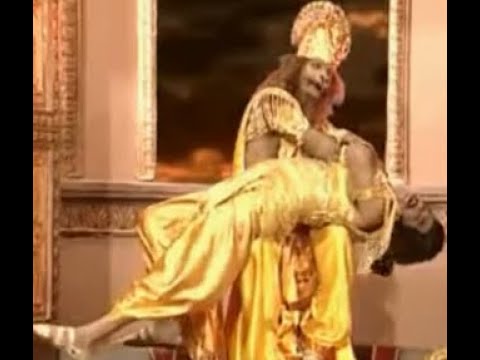 Видео: Аватар Вишну: человек-лев Нарасимха разорвал Хираньякашипу когтями, обойдя благословение Брахмы о ..