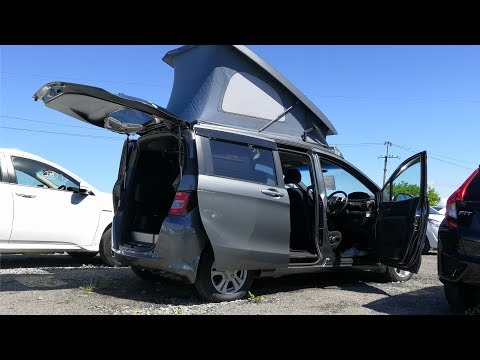 Видео: штаб на колесах Honda Freed Spike Camper на Авторынке Хабаровска