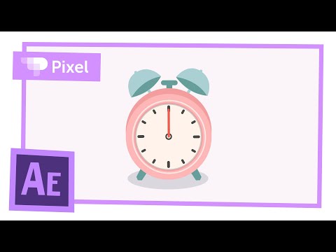 Видео: Анимируем будильник в After Effects | уроки для новичков
