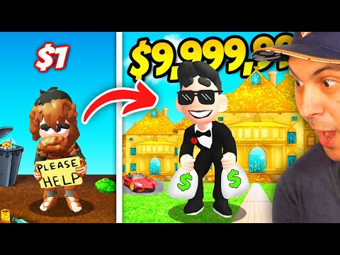 Видео: От бездомного до миллионера, живущего нищенством!