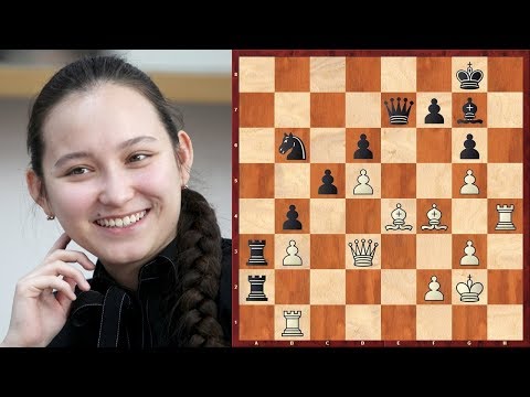 Видео: Шахматы. Жансая Абдумалик отстаивает честь "остального мира"!