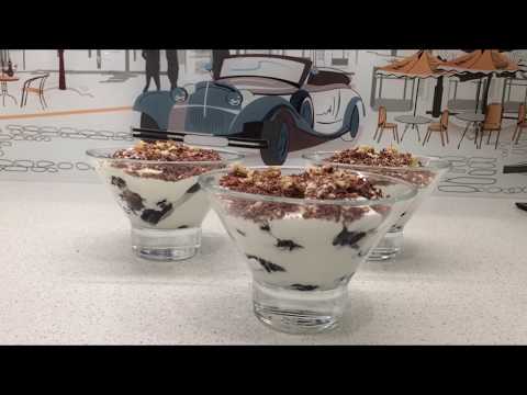 Видео: Десерт "Чернослив с грецкими орехами в сметане"