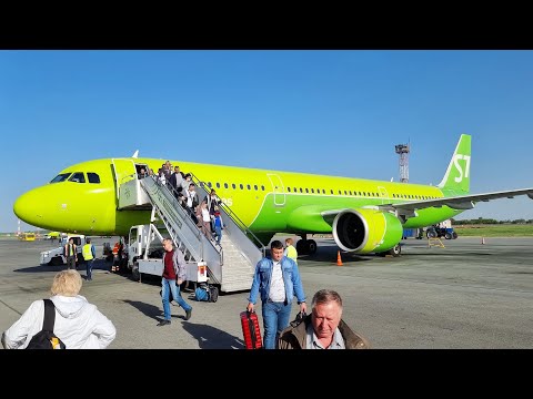 Видео: Airbus A321neo а/к S7 Airlines | Рейс Якутск - Новосибирск