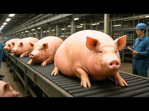 Видео: Как Производится Свинина 🐖 Секрет Современных Заводов