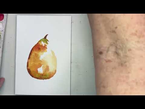 Видео: Простые уроки акварели, которые вам захочется попробовать — идеально для новичков! | Мокрым по мо...