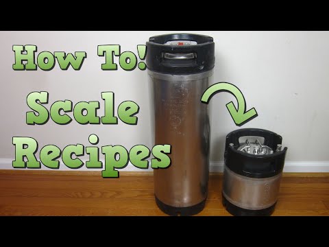 Видео: Масштабируйте и адаптируйте рецепты домашнего пивоварения!