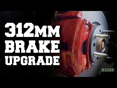 Видео: Модернизация тормозного ротора MK7 Golf 312 мм и замена тормозных колодок