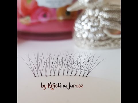 Видео: Объёмное наращивание ресниц.Формирование Идеального пучка.