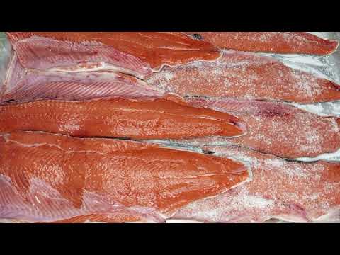 Видео: Кижуч холодного копчения М.К. в коптильне 