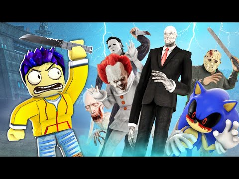 Видео: ОПАСНЫЕ МОНСТРЫ ГОНЯТСЯ ЗА НАМИ! САМАЯ СТРАШНАЯ ЗОНА 51 ПРОТИВ ЛЮДЕЙ! БЕЗУМИЕ В ROBLOX