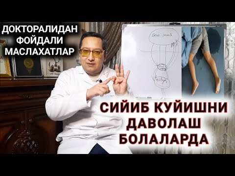 Видео: СИЙИБ КУЙИШНИ ДАВОЛАШ БОЛАЛАРДА (ЭНУРЕЗ)
