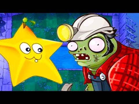 Видео: КОПАТЕЛЬ НАСТУПАЕТ - ЗВЁЗДОЧКА СТРЕЛЯЕТ! - Plants Vs Zombies [Растения Против Зомби] #12