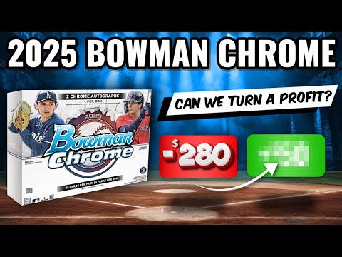 Видео: 2 ОГРОМНЫХ АВТОМОБИЛЯ!! 🚨ПРОФИТНЫЙ ЧЕЛЛЕНДЖ🚨2025 BOWMAN CHROME HOBBY BOX