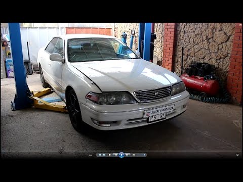 Видео: Замена сайлентблока кривого рычага на Toyota Mark II Тойота Марк 2 JZX 101 1998 года #авторемонт