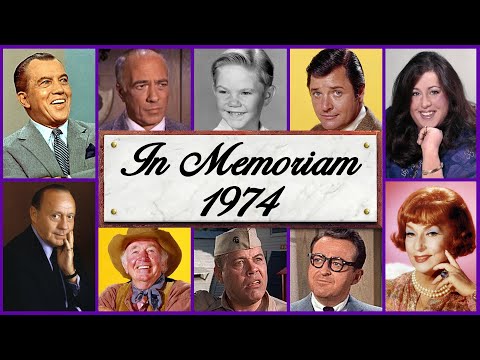 Видео: Памяти 1974: Знаменитые лица, которых мы потеряли в 1974 году | Legacy Memoriam