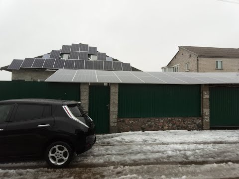 Видео: Зарядка Nissan Leaf от автономного инвертора.