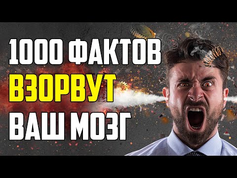 Видео: 1000 НАУЧНЫХ ФАКТОВ, КОТОРЫЕ ВЗОРВУТ ВАШ МОЗГ