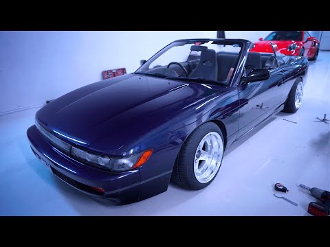 Видео: ТЮНИНГУЕМ очень редкую Silvia s13 КАБРИОЛЕТ в стиль шакотан