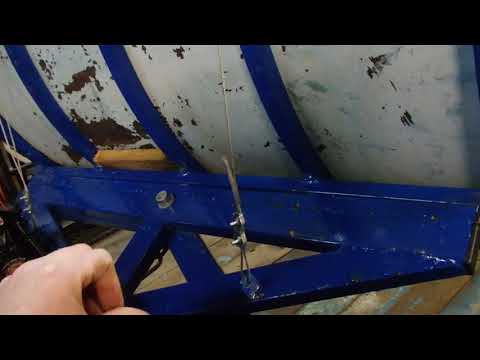 Видео: Снежный отвал на мотобуксировщик Барс Р550