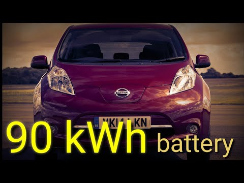 Видео: Nissan Leaf 90kWh (перепаковка батареї)