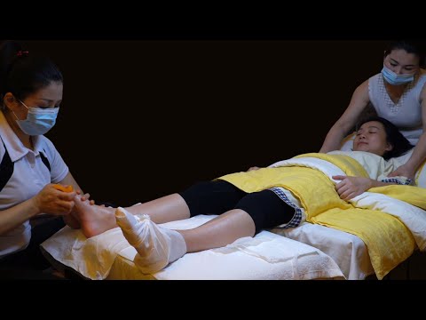 Видео: ASMR Интенсивный массаж стопы VS  Расслабляющий массаж кожи головы