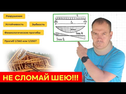 Видео: ОДНОПРОЛЕТНАЯ БАЛКА ПЕРЕКРЫТИЯ// Как самому правильно рассчитать?